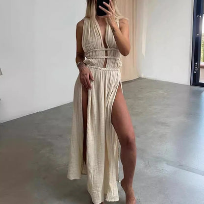 Sunbraid Elegance Off-Shoulder Dress