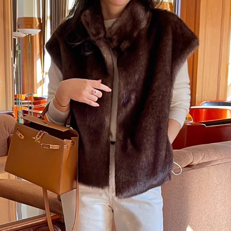 Women’s Vintage Mink Fur Vest