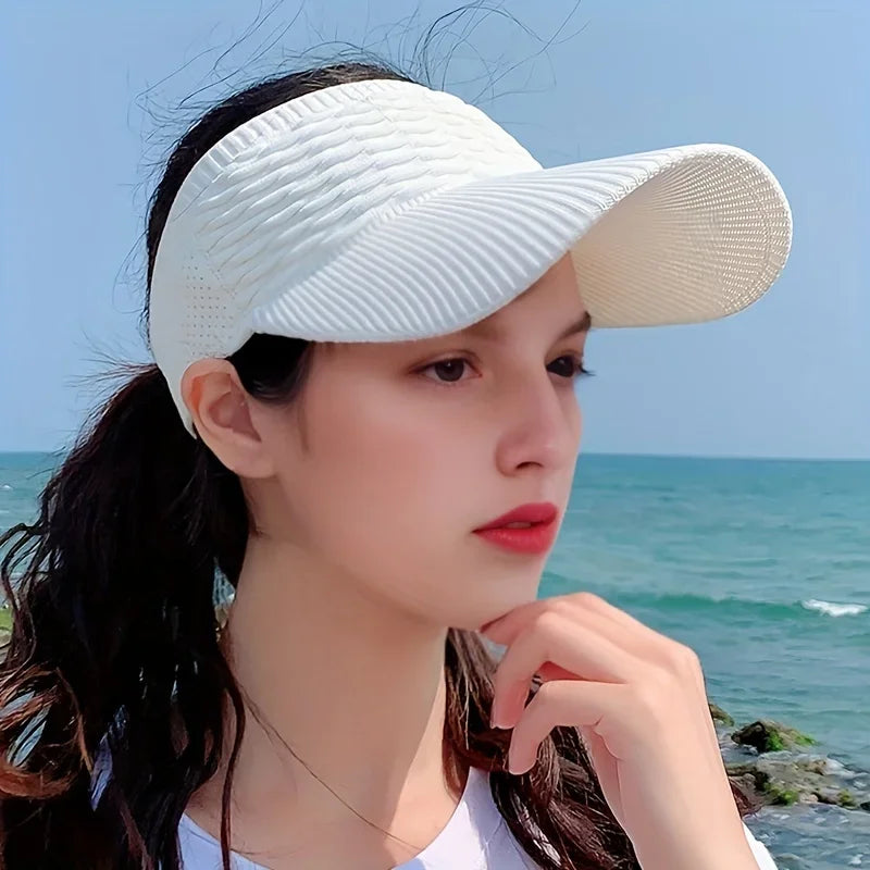 Breathable Elastic Sun Visor Cap