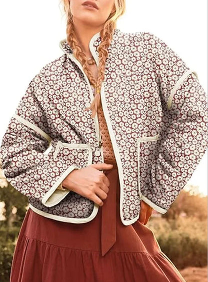 Boho Blossom Padded Jacket