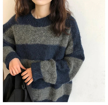 Women’s Oversized Striped Sweater