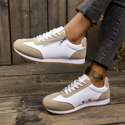 Comfort Lace Up Flat Women's Sneakers