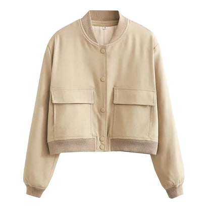 Urban Bloom Pocket Bomber Jacket