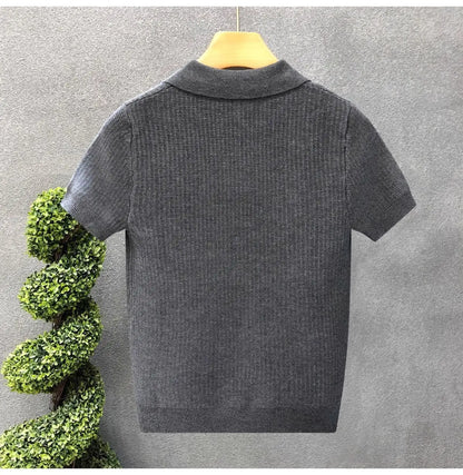 Slim Fit Korean Style Polo Shirt