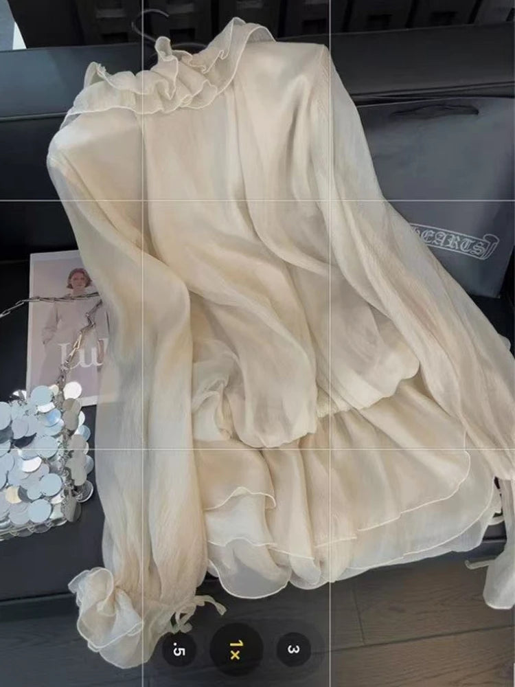 Women's Casual Ruffle Mini Dress