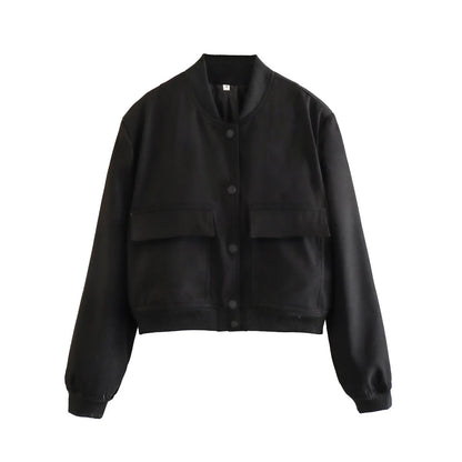 Urban Bloom Pocket Bomber Jacket