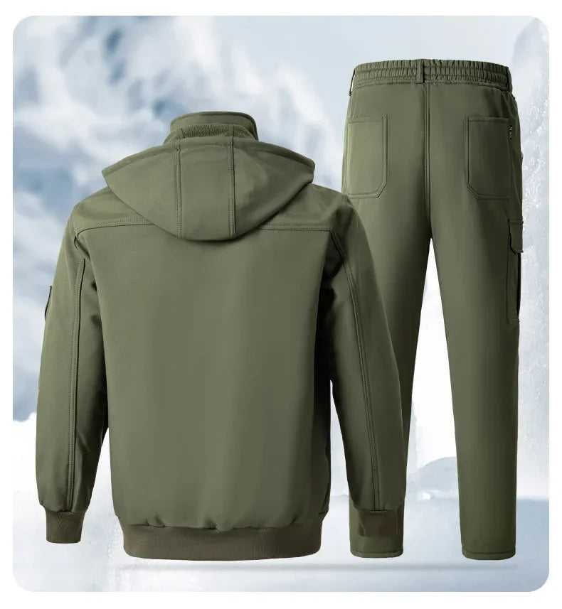 Men’s Waterproof Jacket Set — Warm Winter Outdoor