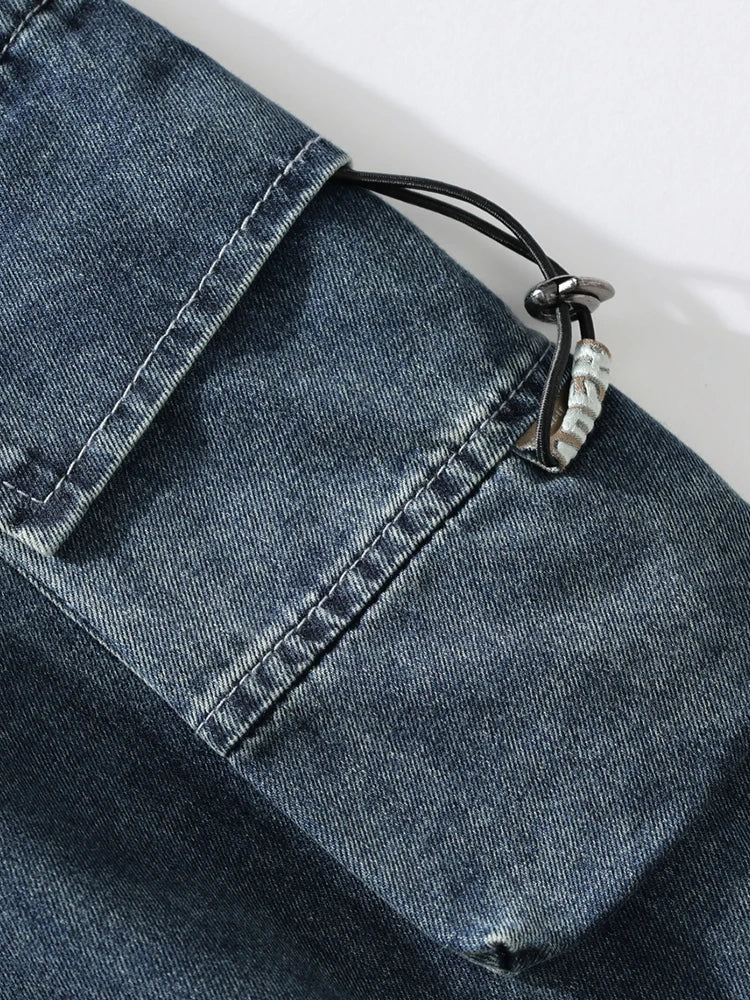 Urban Ease Wide Leg Cargo Jeans