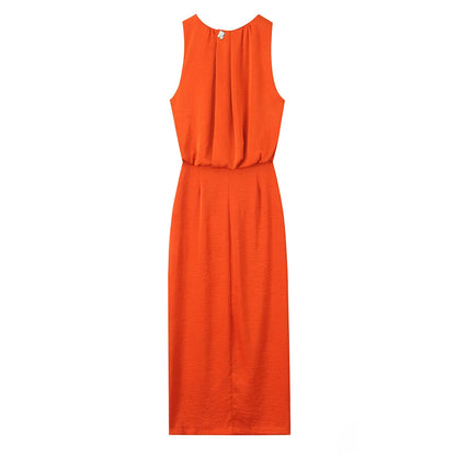 Silk Pleated Dress