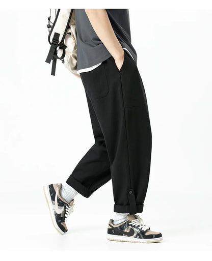 Men’s Cotton Straight Cargo Pants