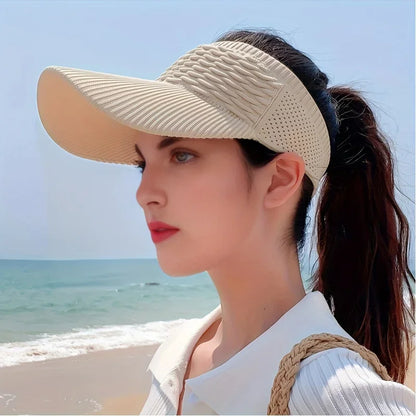 Breathable Elastic Sun Visor Cap