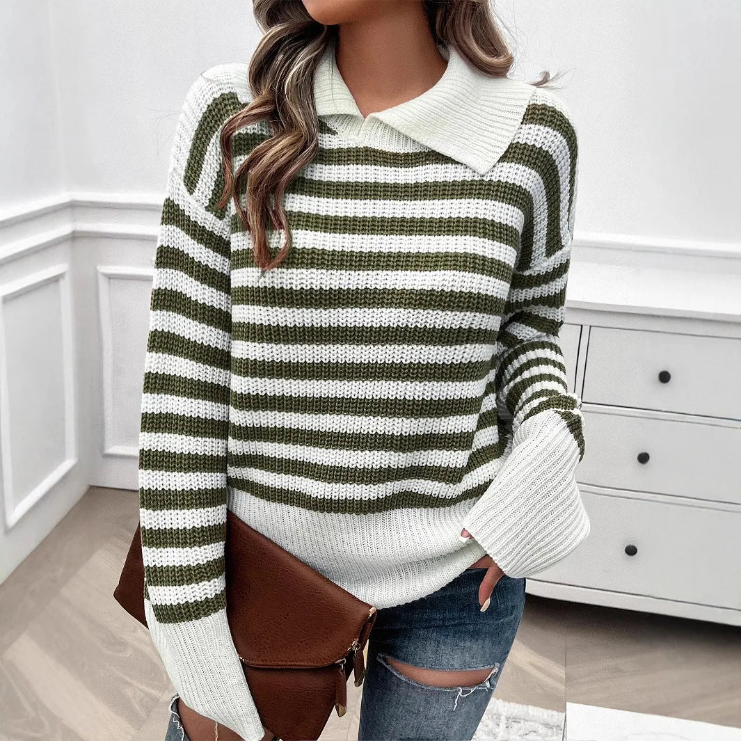 Vintage Stride Striped Sweater
