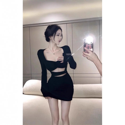 Moonlit Elegance Hollow Gown