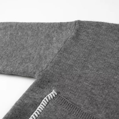 Retro Ease V-Neck Knit Jumper