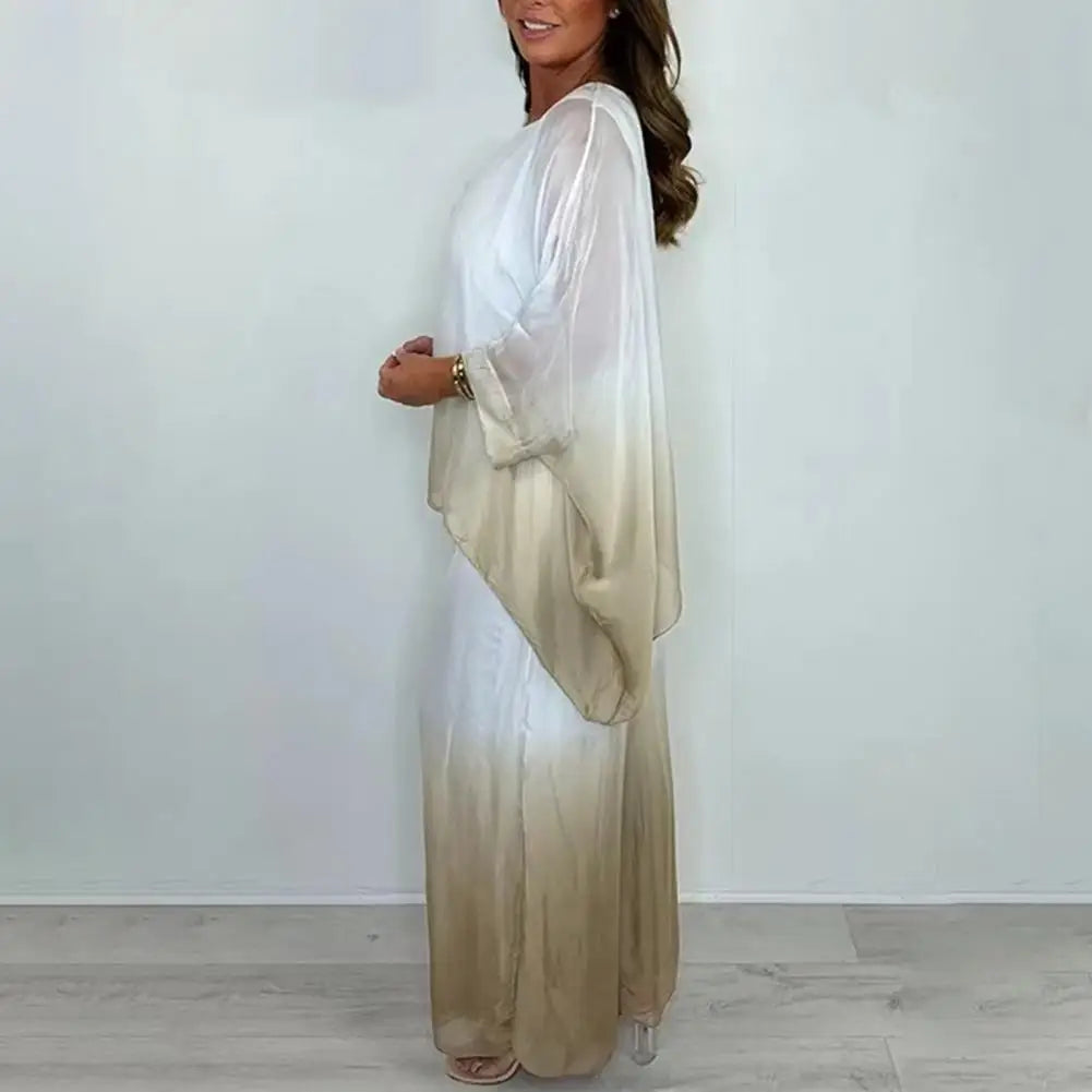 Chiffon Gradient Two-Piece Set