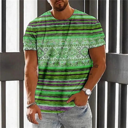 3D Floral Henley Shirt