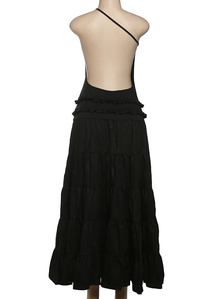 Enchanted Grace One-Shoulder Maxi Dress