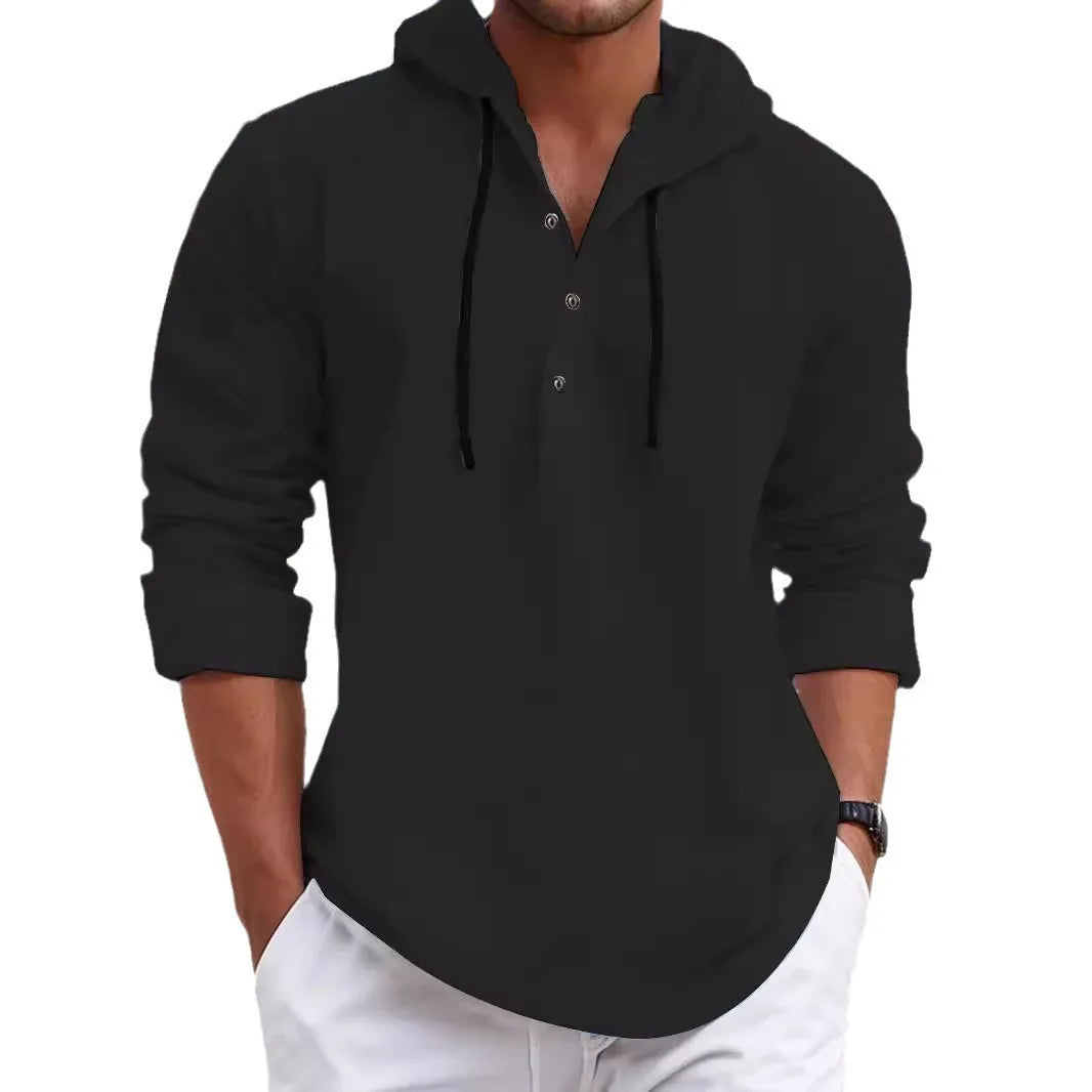 Hooded Twill Shirt