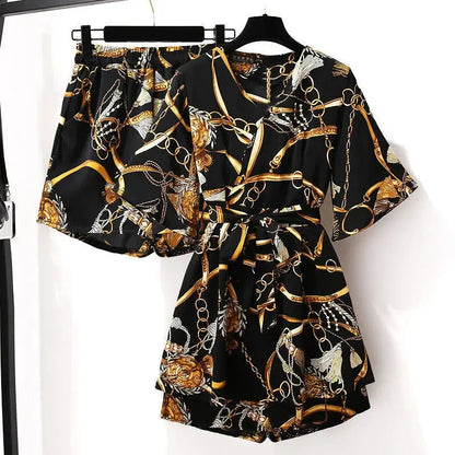 Bloom Essence Chiffon Suit Set