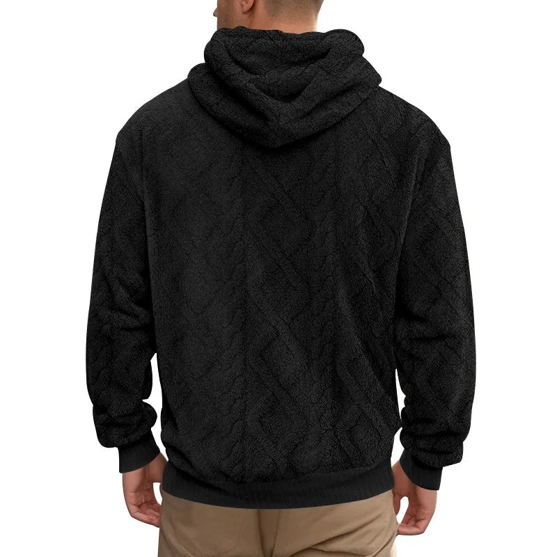 Shadow Weave Luxe Dual Velvet Hoodie