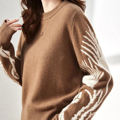 Mono Muse Graphic Knit Pullover