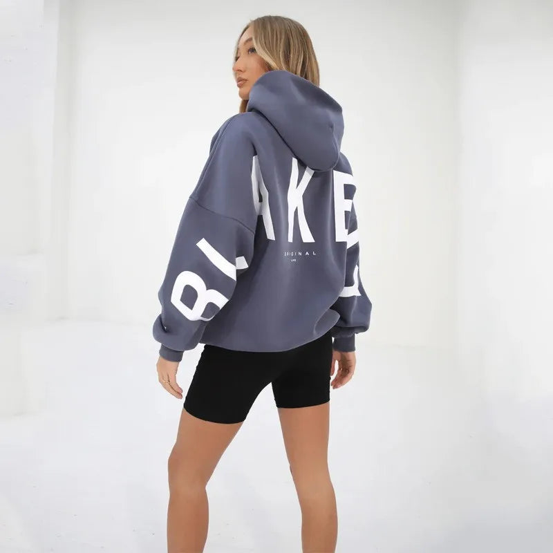 Women's Thickened Fleece Oversized Hoodie