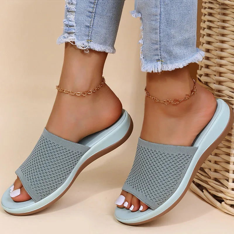 Soft Wedge Walking Sandals
