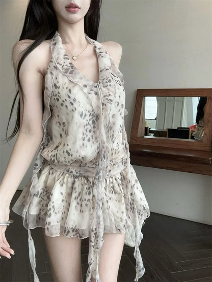Parisian Muse Leopard Print Blouse