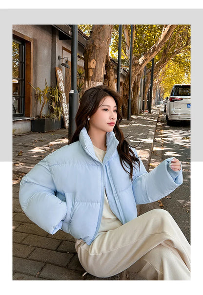 Snow Petal Short Padded Winter Jacket
