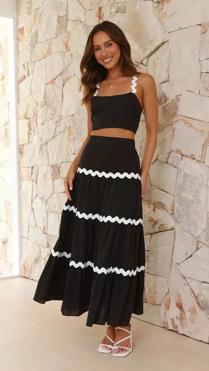 Wave Allure Strapless Dress