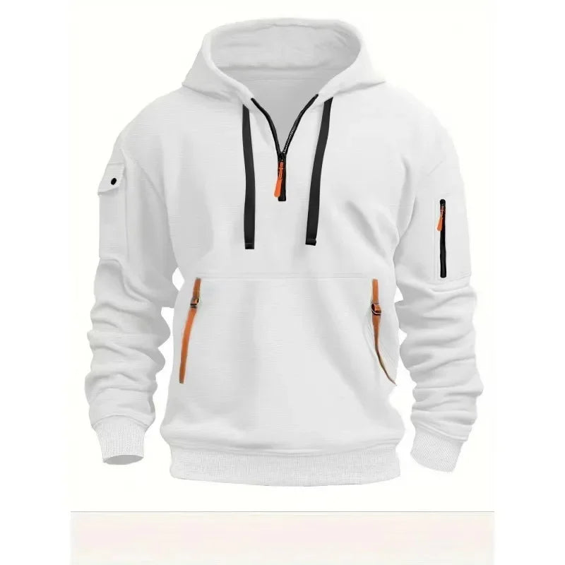 Urban Edge Zipper Pocket Hoodie