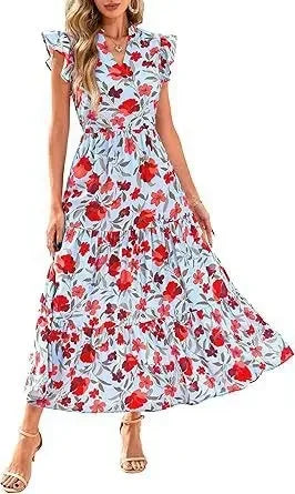 Printed Sleeveless Wide-Leg Jumpsuit