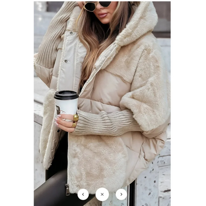 Frost Glow Hooded Down Jacket