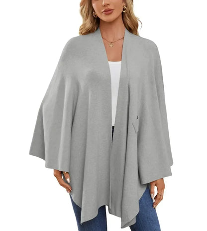 Soft V-Neck Shawl Wrap