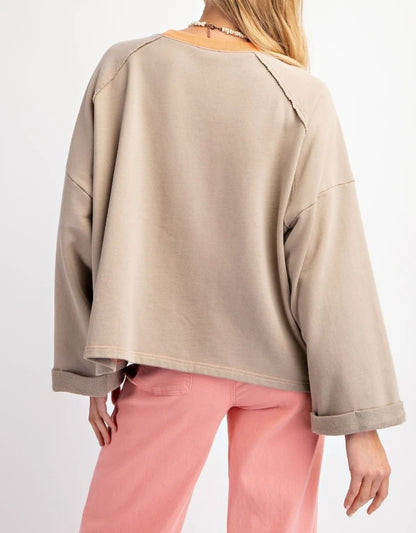 Sweet Floral Patch Hoodie