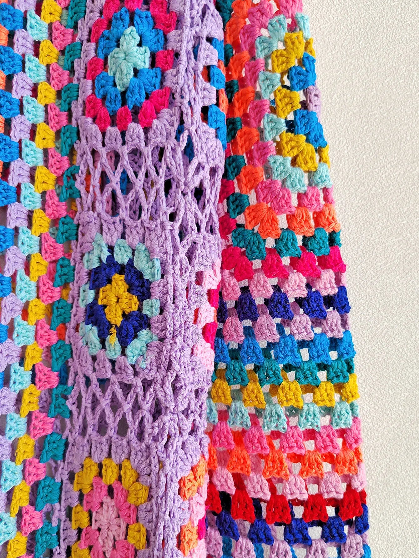 Boho Breeze Crochet Tassel Cardigan