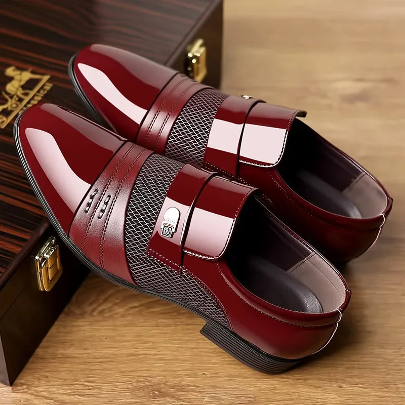 Regal Step Wine Red Loafers