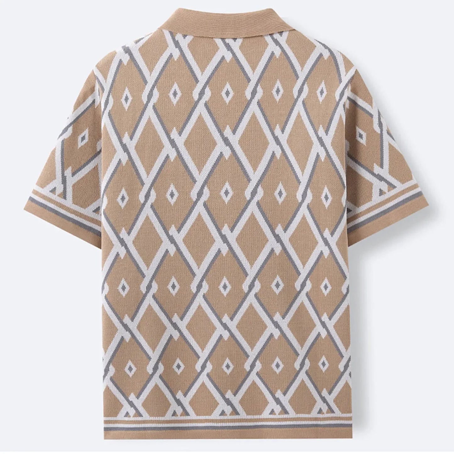 Retro Breeze Silk Longline Shirt