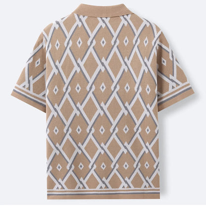 Retro Breeze Silk Longline Shirt
