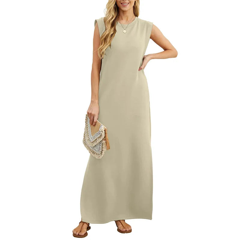 Sophisticated A-Line Long Dress