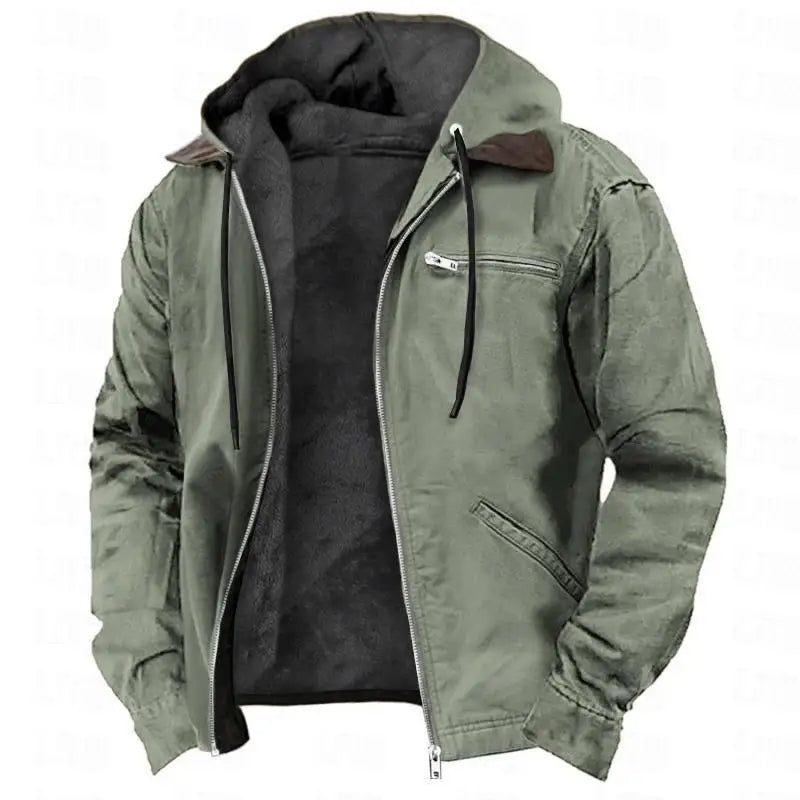 Frost Core Cotton Hooded Zip Jacket