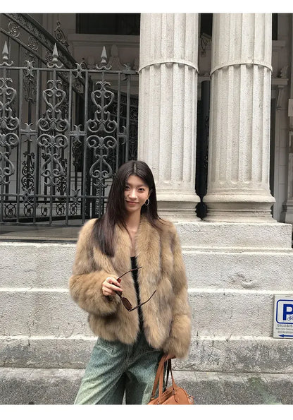Women’s Short Fur Jacket
