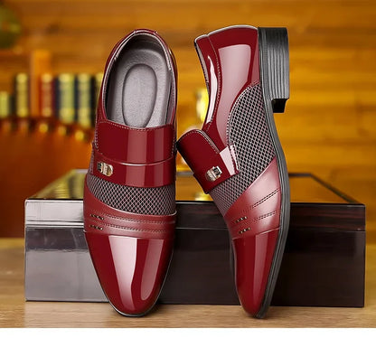 Regal Step Wine Red Loafers