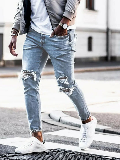 Y2K Punk Biker Jeans