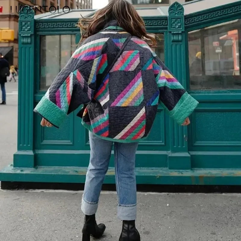 Geo Loom Vintage Splice Parka