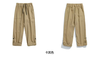 Men’s Cotton Straight Cargo Pants