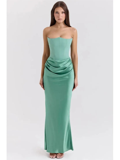 Glam Backless Evening Dress