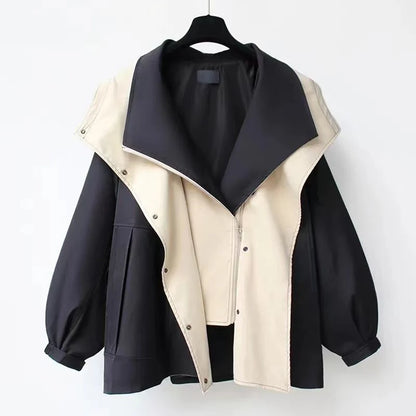 Breeze Flow Zipper Trench Coat
