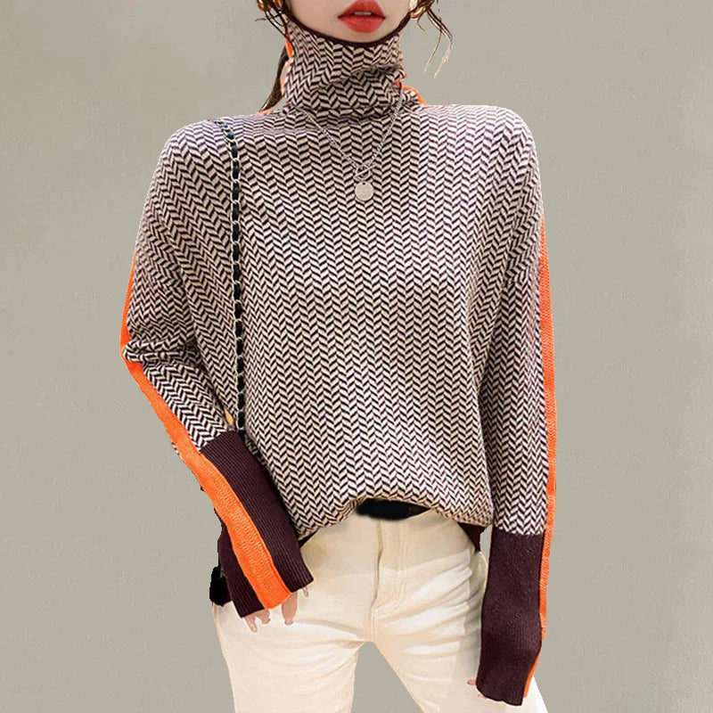 Elegant Slim Fit Turtleneck Sweater
