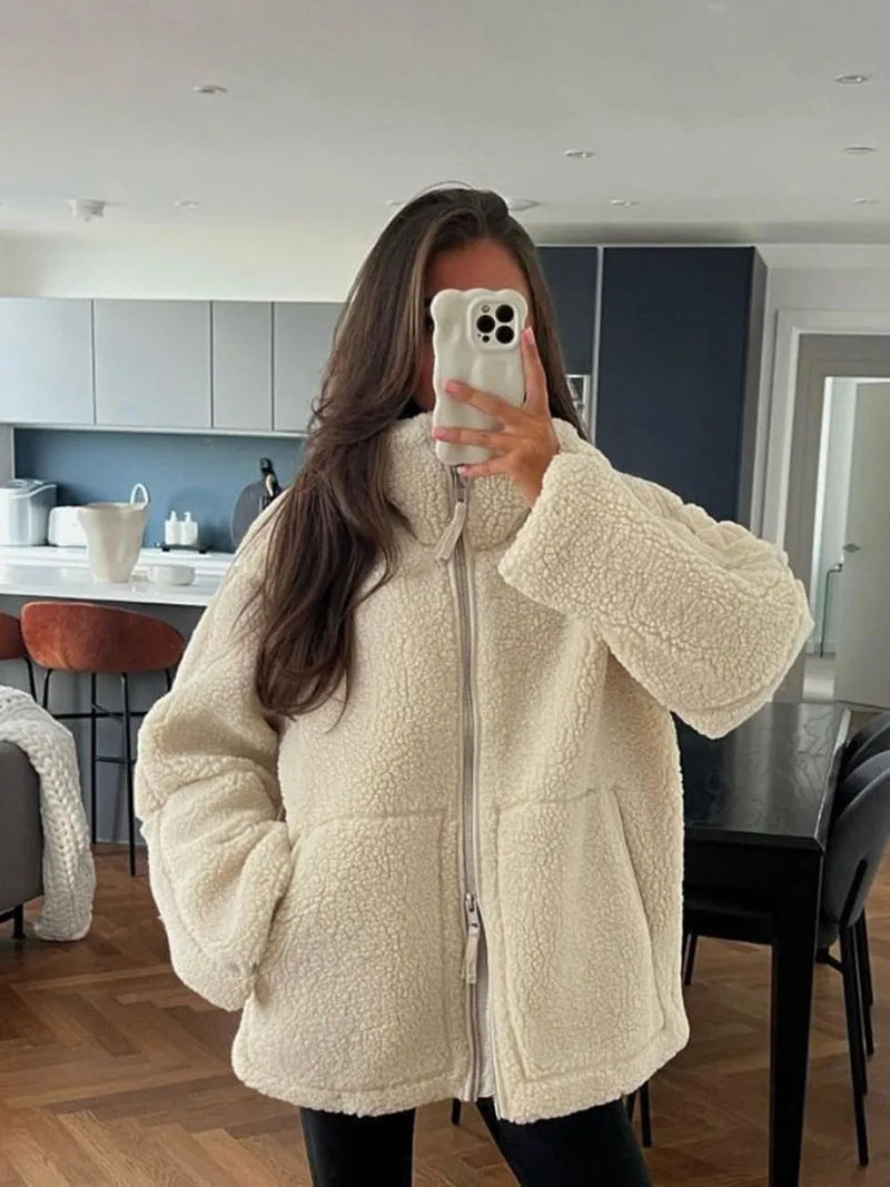 Warm Velvet Winter Coat